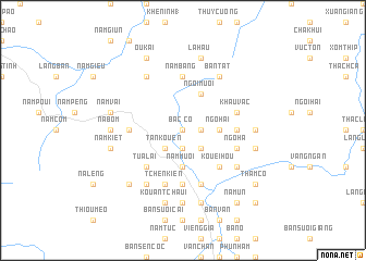 map of Cơ Bác
